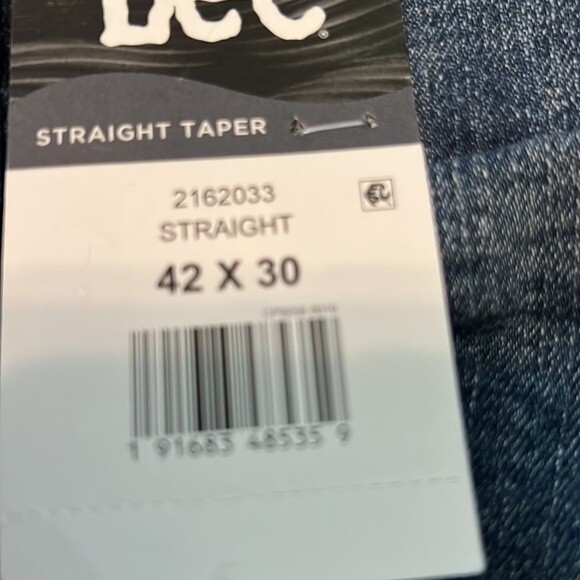 Lee Men's New Straight Taper Active Stretch Jeans Size 42X30 - Picture 5 of 6